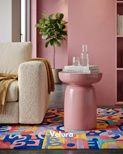 Fargo Mantar Yan Sehpa - Pembe Fargo Mantar Yan Sehpa - Pembe