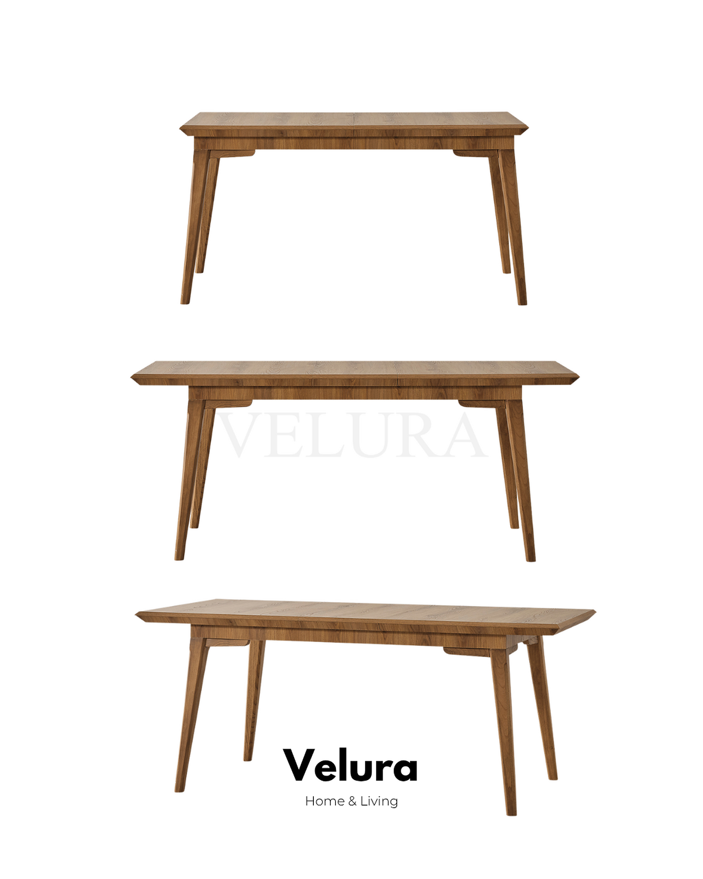 Kolezyum Yemek Masası Naturel açılabilir modern yemek masası
