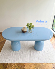 Lura Yemek Masası - Mavi