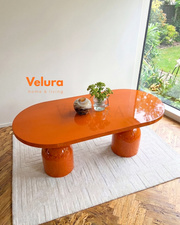 Lura Yemek Masası - Turuncu