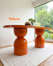 Lura Yemek Masası - Turuncu