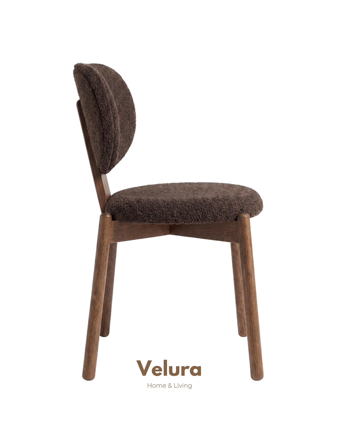 Kahve renk Oza Sandalye 45x45x82 cm ölçülerinde sandalye modeli