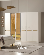 Bern Yatak Odası Takımı -  6 Kapaklı Dolap (Reflektif)
