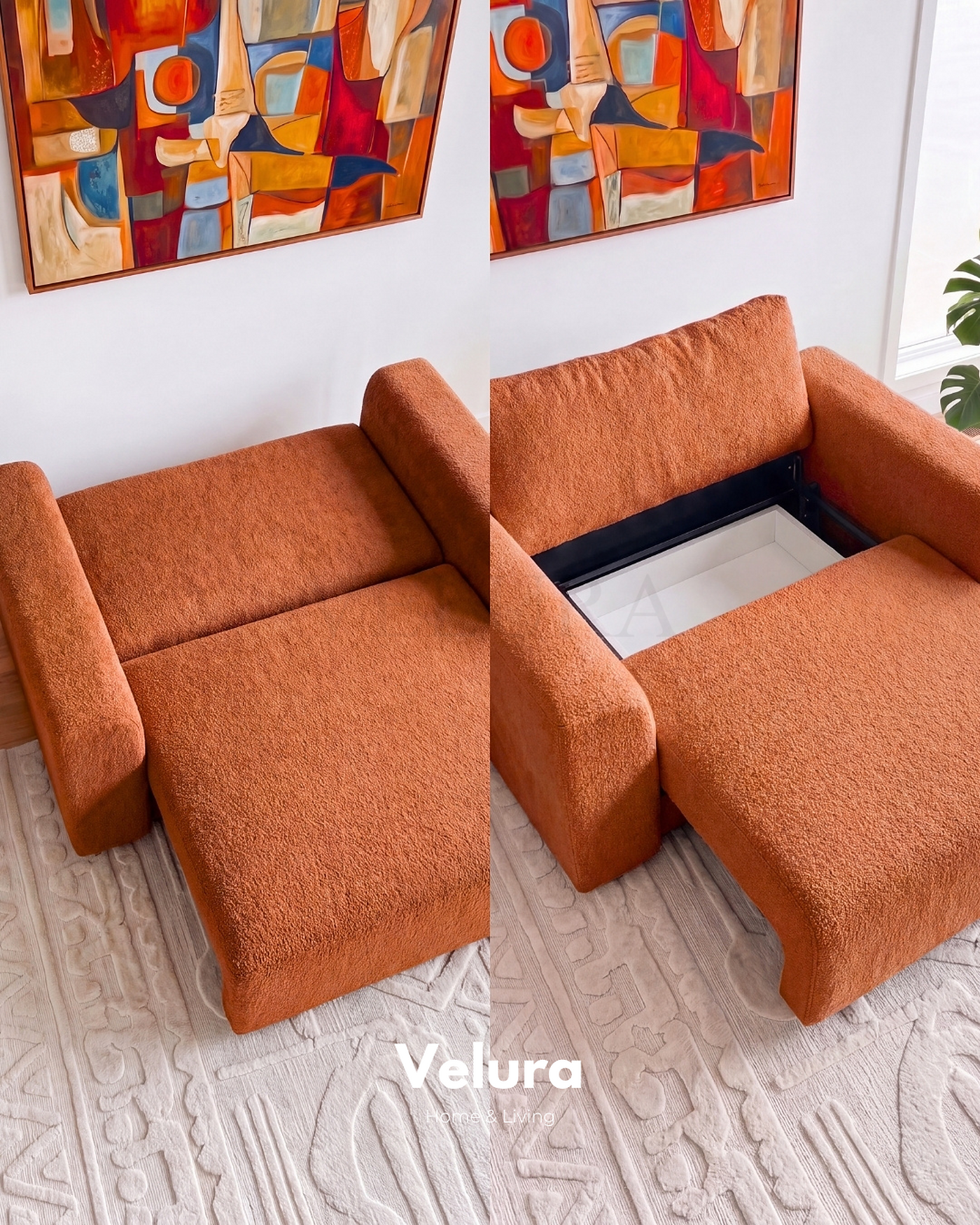 Modern ayaksız Sora kiremit koltuk takımı