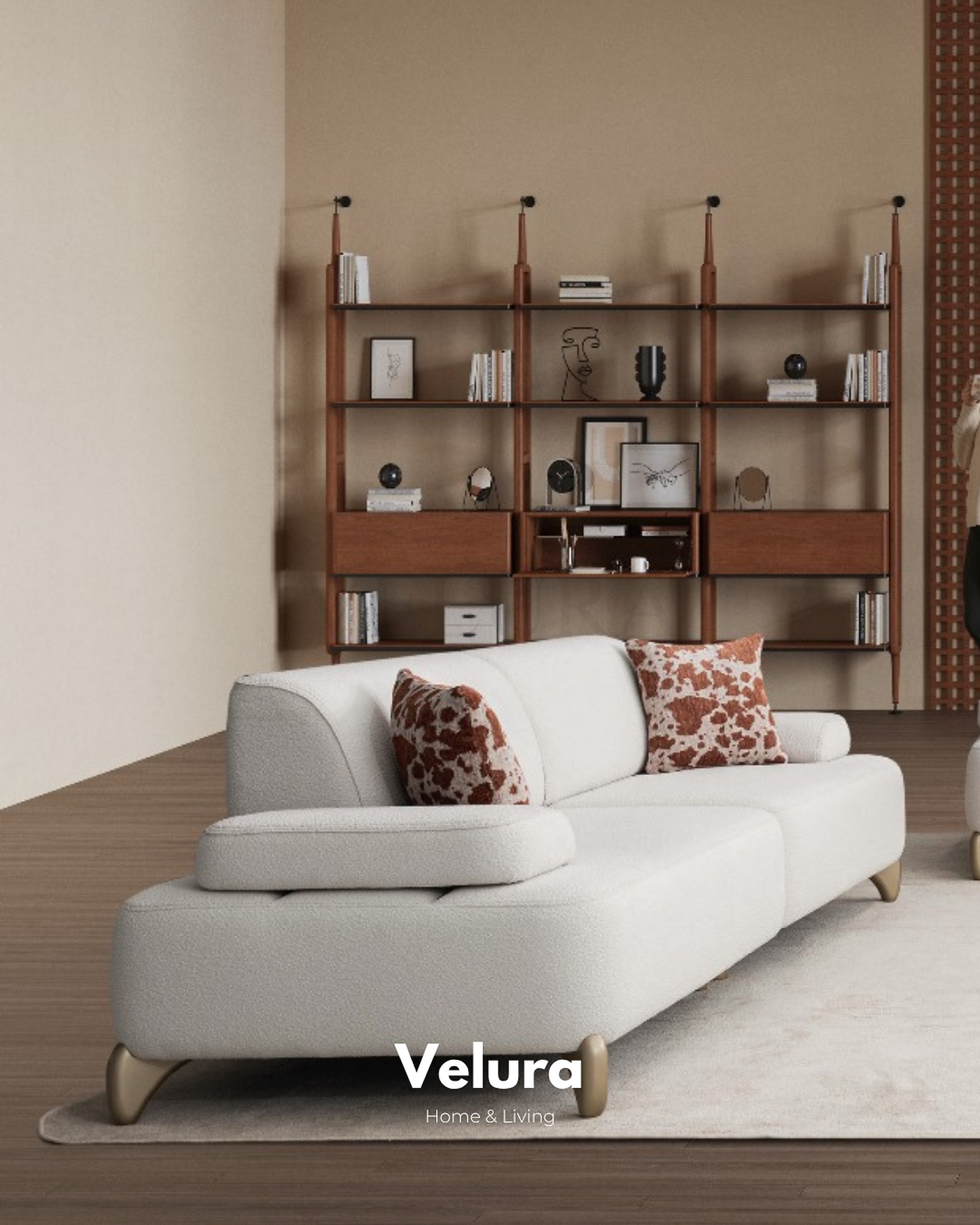 Star Kanepe krem renk modüler modern kanepe modeli