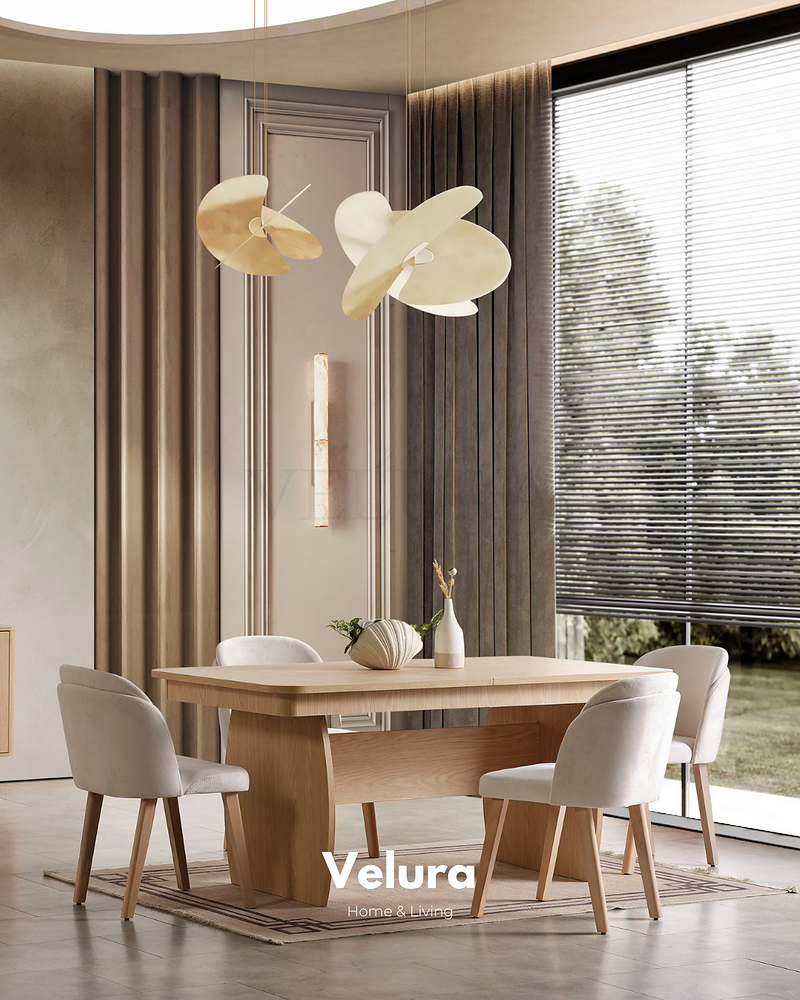 Eylül Yemek Masası - Naturel Meşe