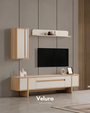 Eylül Tv Ünitesi - Naturel Meşe ve Krem