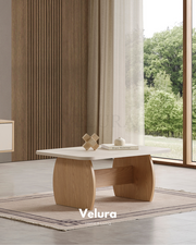 Eylül Orta Sehpa - Naturel Meşe ve Krem