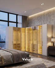 Tress 9 Kapılı Köşe Dolap