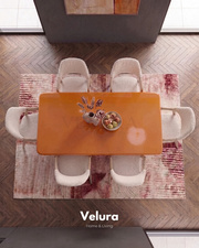 Vel Yemek Masası - Turuncu