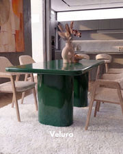 Vel Yemek Masası - Yeşil