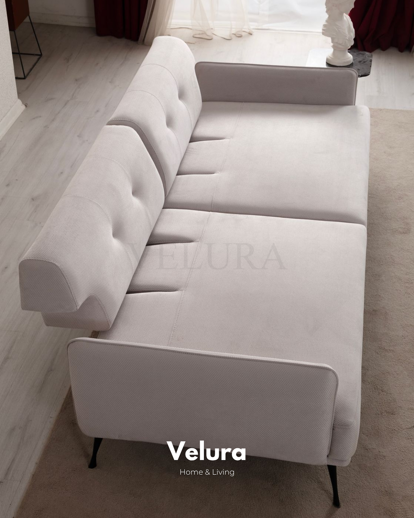 Venüs Koltuk Takımı yatak olabilen kanepe ve sabit berjer modern model