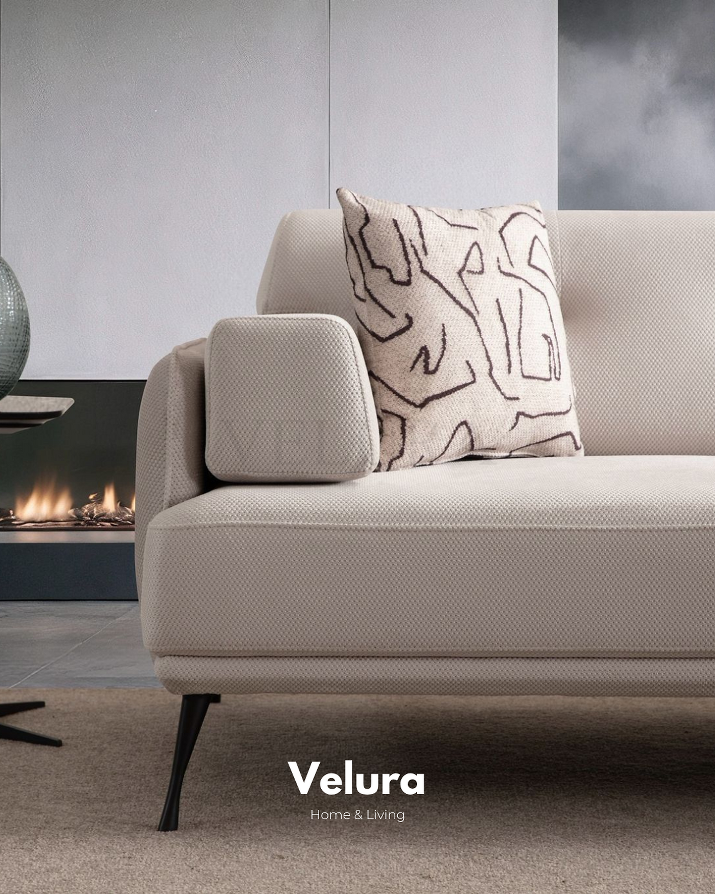 Venüs Köşe Takımı krem renk yatak olabilen modern köşe koltuk modeli