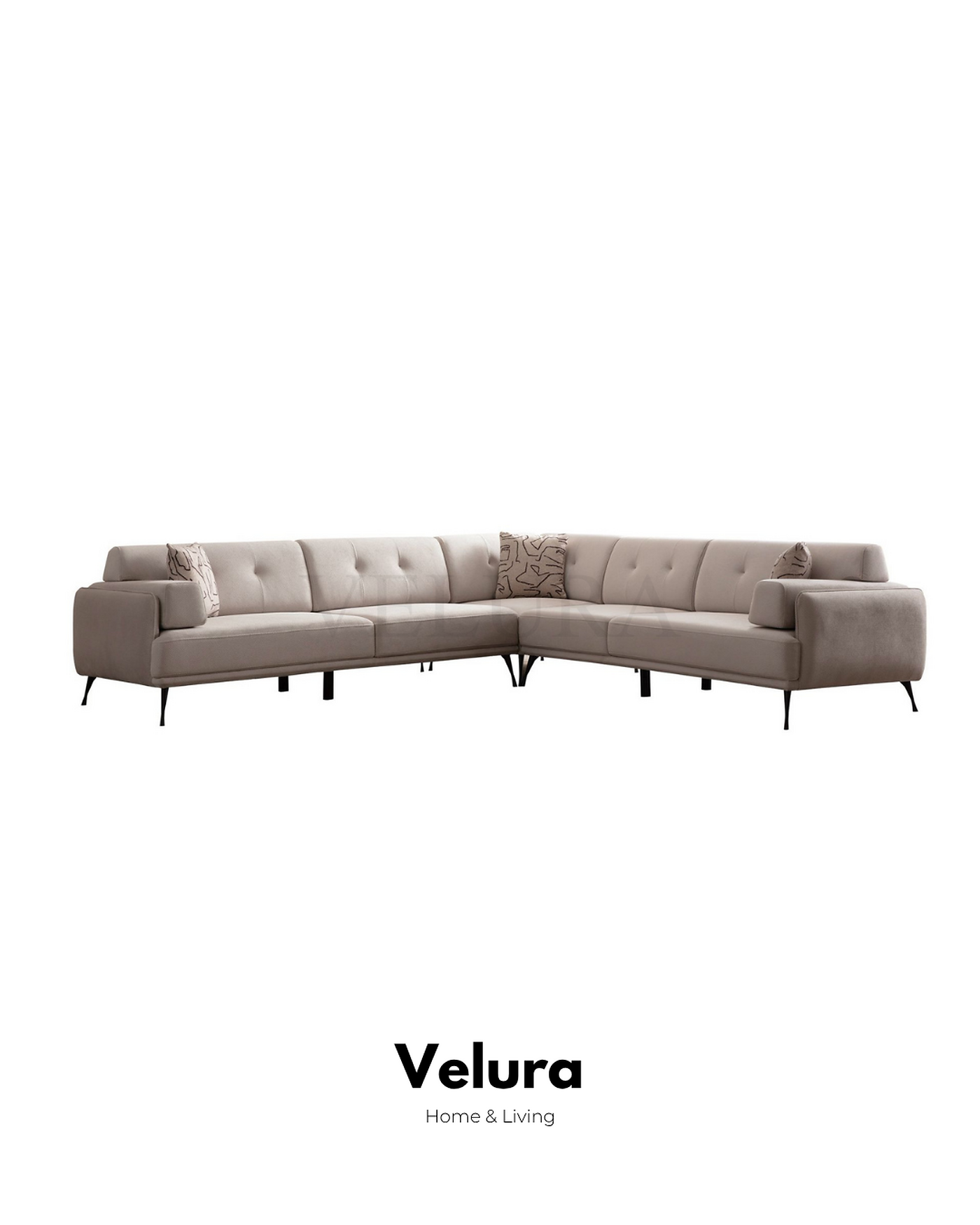 Venüs Köşe Takımı krem renk yatak olabilen modern köşe koltuk modeli
