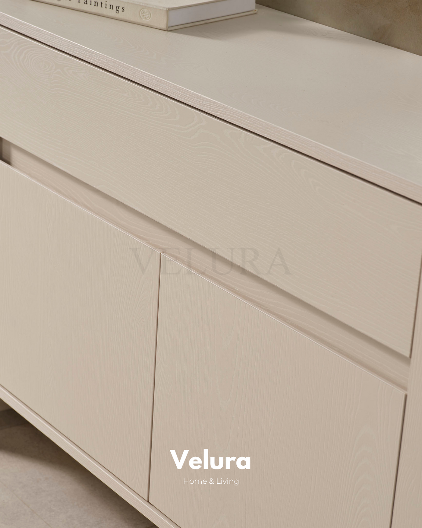Eylül Yemek Takımı Krem modern yemek odası takımı