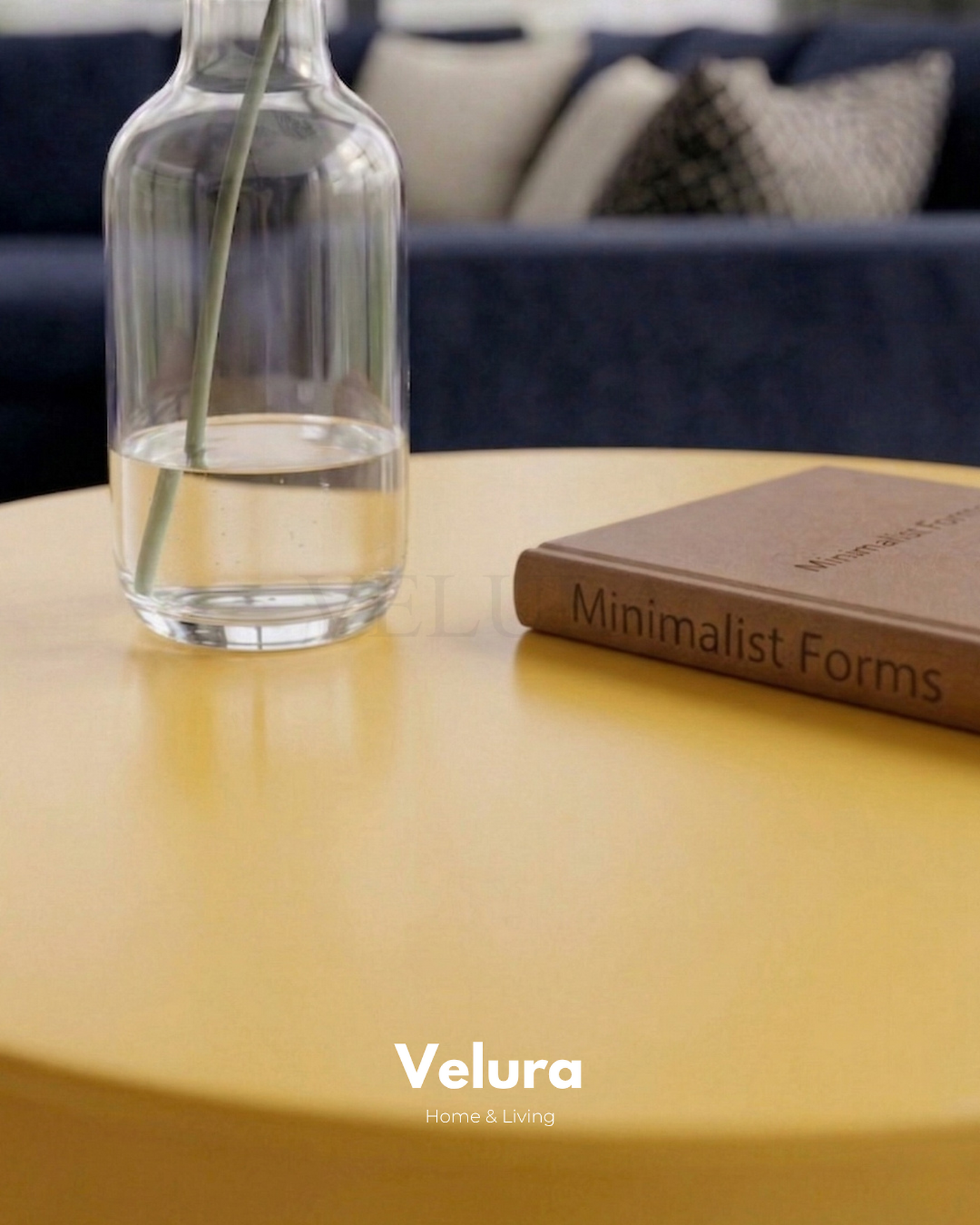 Zonya Yan Sehpa Sarı modern yan sehpa tasarımı