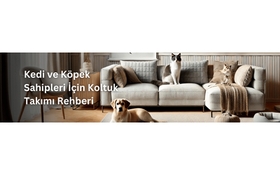 Kedi ve Köpek Sahipleri İçin Koltuk Takımı Rehberi: Hem Şık Hem Dayanıklı