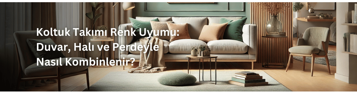Koltuk Takımı Renk Uyumu: Duvar, Halı ve Perdeyle Nasıl Kombinlenir? Koltuk Takımı Renk Uyumu: Duvar, Halı ve Perdeyle Nasıl Kombinlenir?