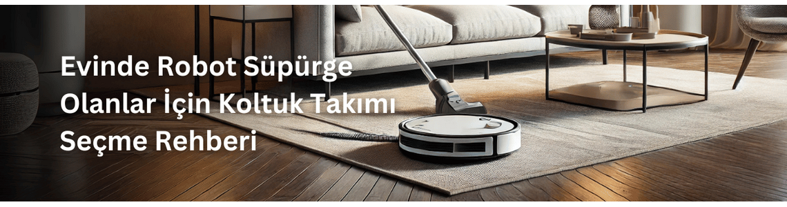 Evinde Robot Süpürge Olanlar İçin Koltuk Takımı Seçme Rehberi Evinde Robot Süpürge Olanlar İçin Koltuk Takımı Seçme Rehberi