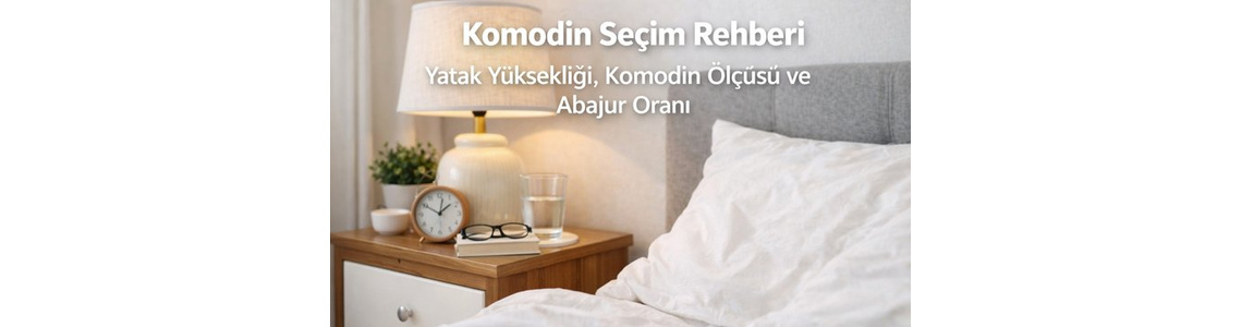 Komodin Seçim Rehberi: Yatak yüksekliği, komodin ölçüsü ve abajur oranı (hatalar listesi) Komodin Seçim Rehberi: Yatak yüksekliği, komodin ölçüsü ve abajur oranı (hatalar listesi)