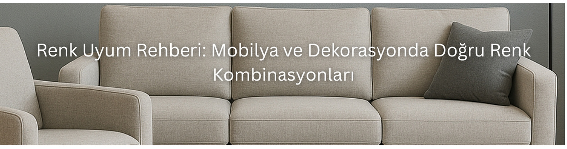 Renk Uyum Rehberi: Mobilya ve Dekorasyonda Doğru Renk Kombinasyonları