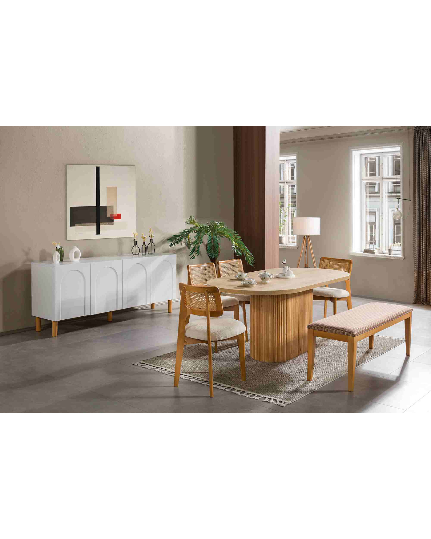 Velura Home Şık Yemek Odası Konsolu Velura Home bohem konsol modeli