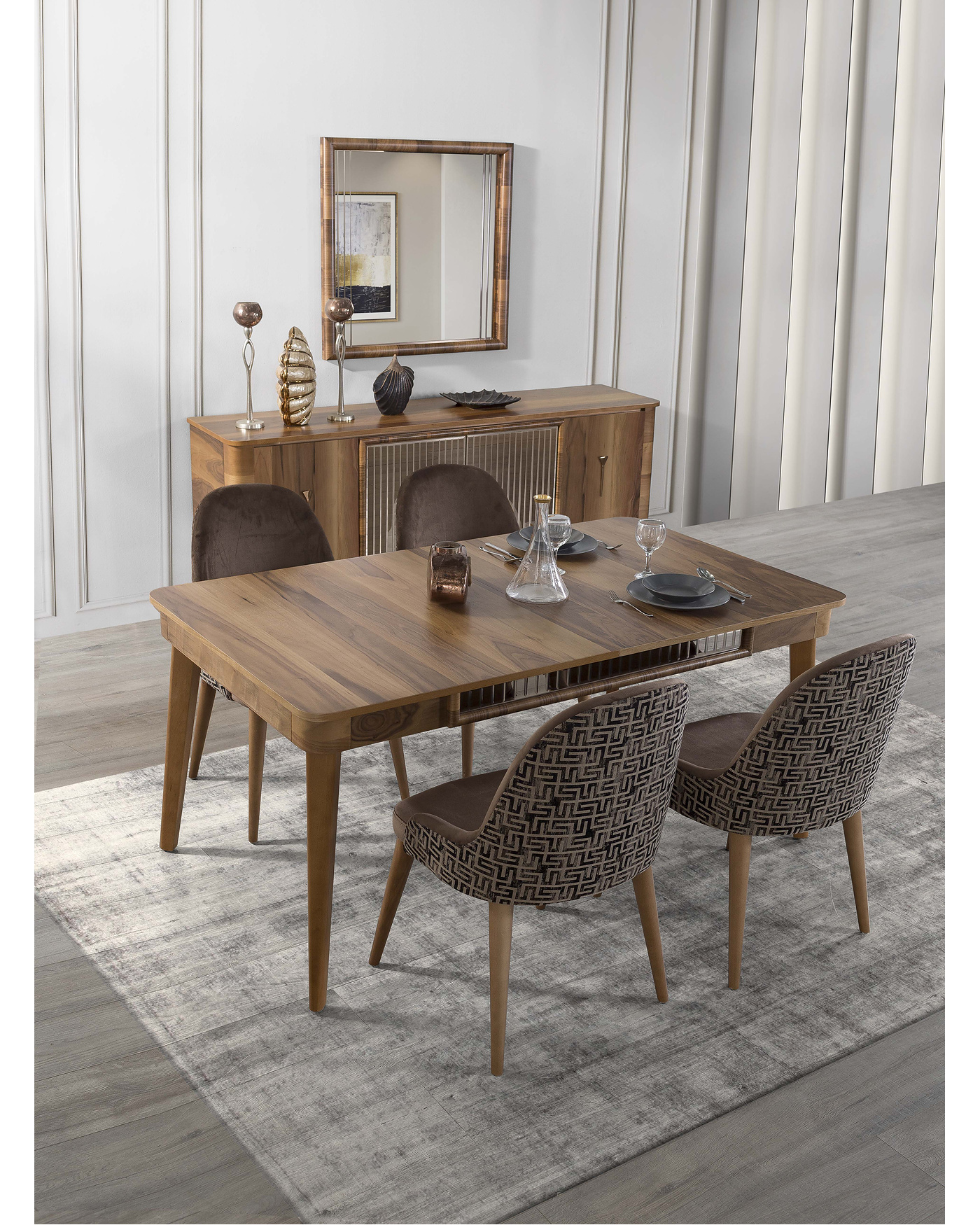 Miryan Yemek Masası Modern Tasarım velura home miryan yemek masası modeli