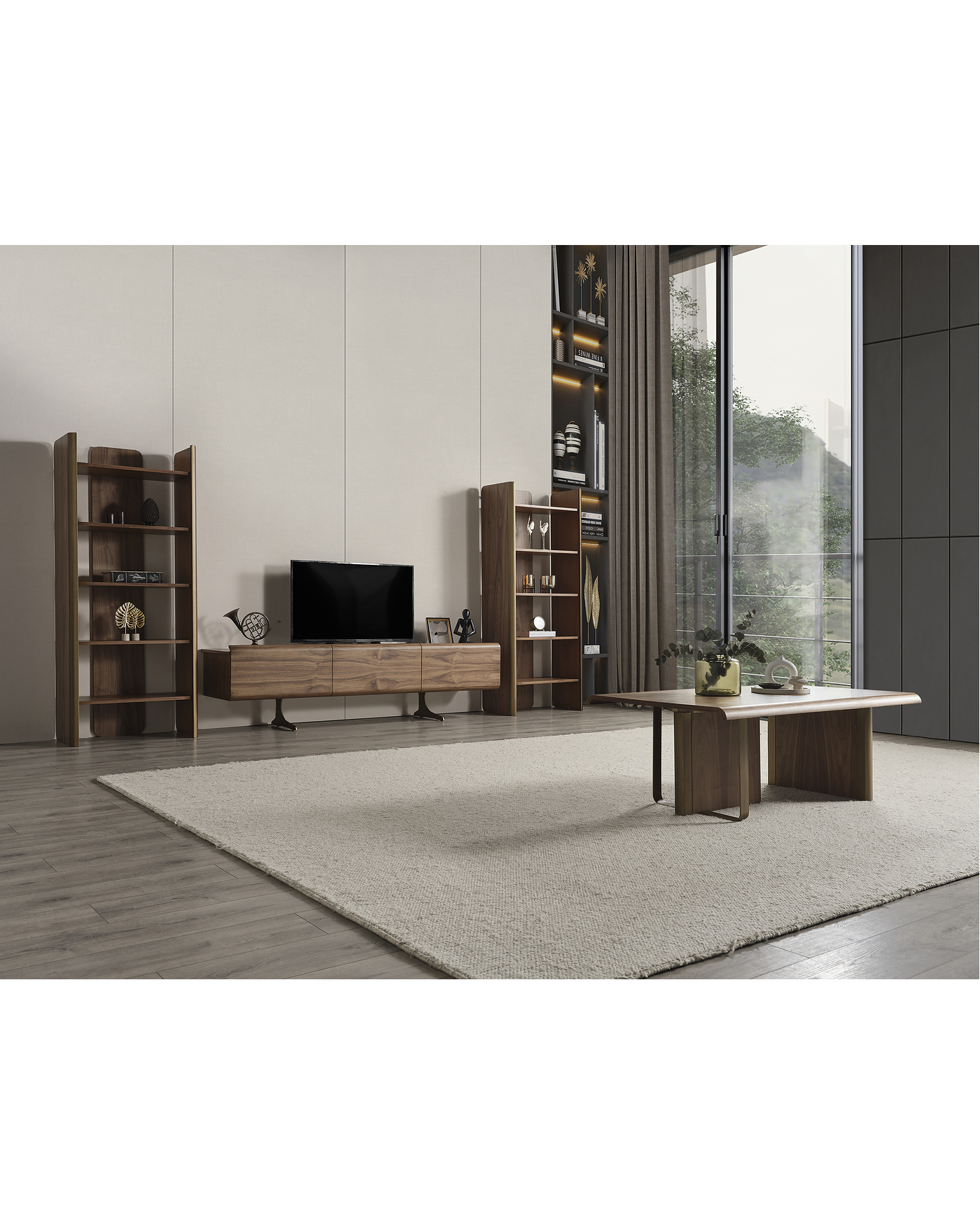Metal Ayaklı Efsun TV Ünitesi Efsun tv ünitesi modeli