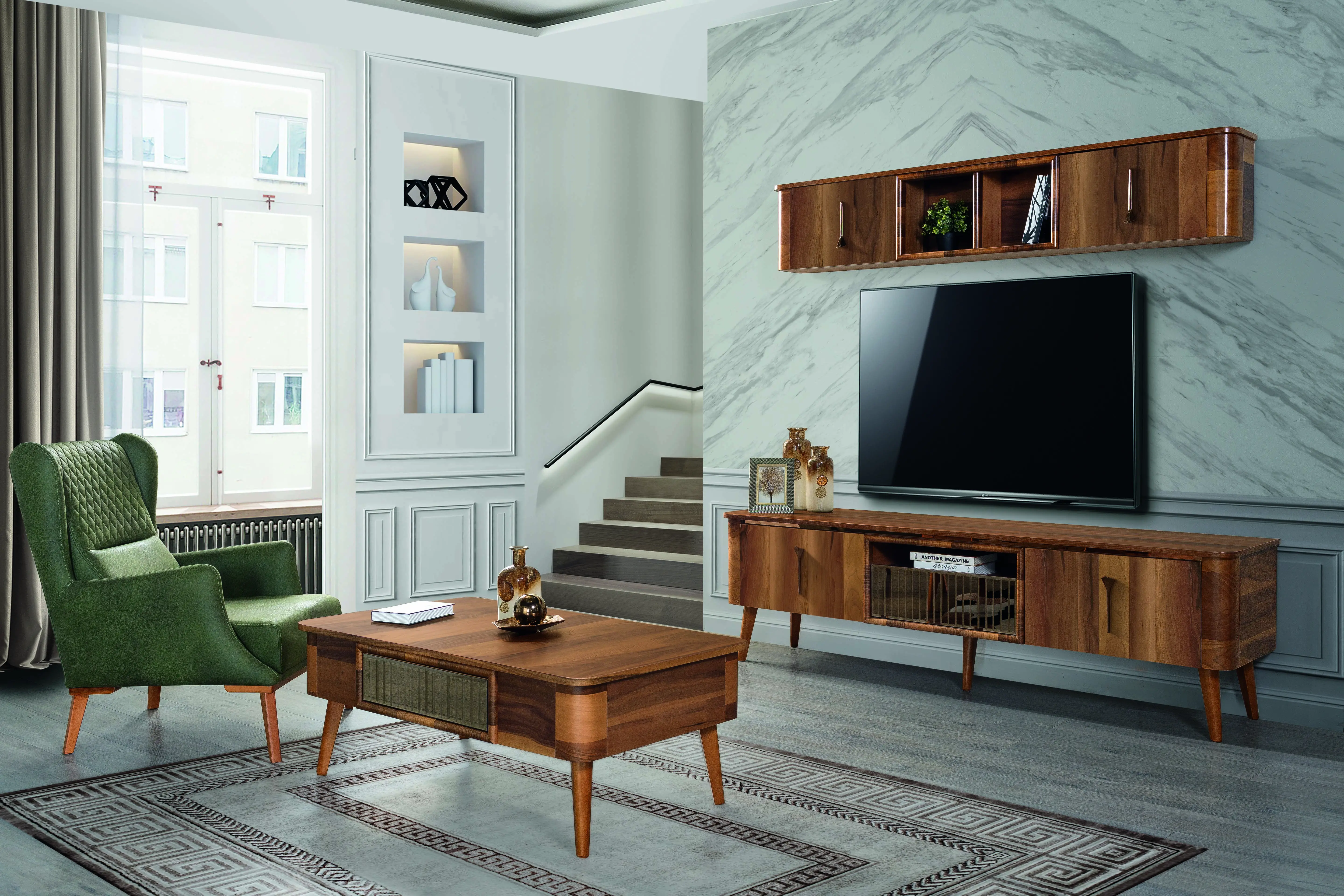 Miryan TV Ünitesi Modern Tasarım kaliteli malzemeli şık tv ünitesi