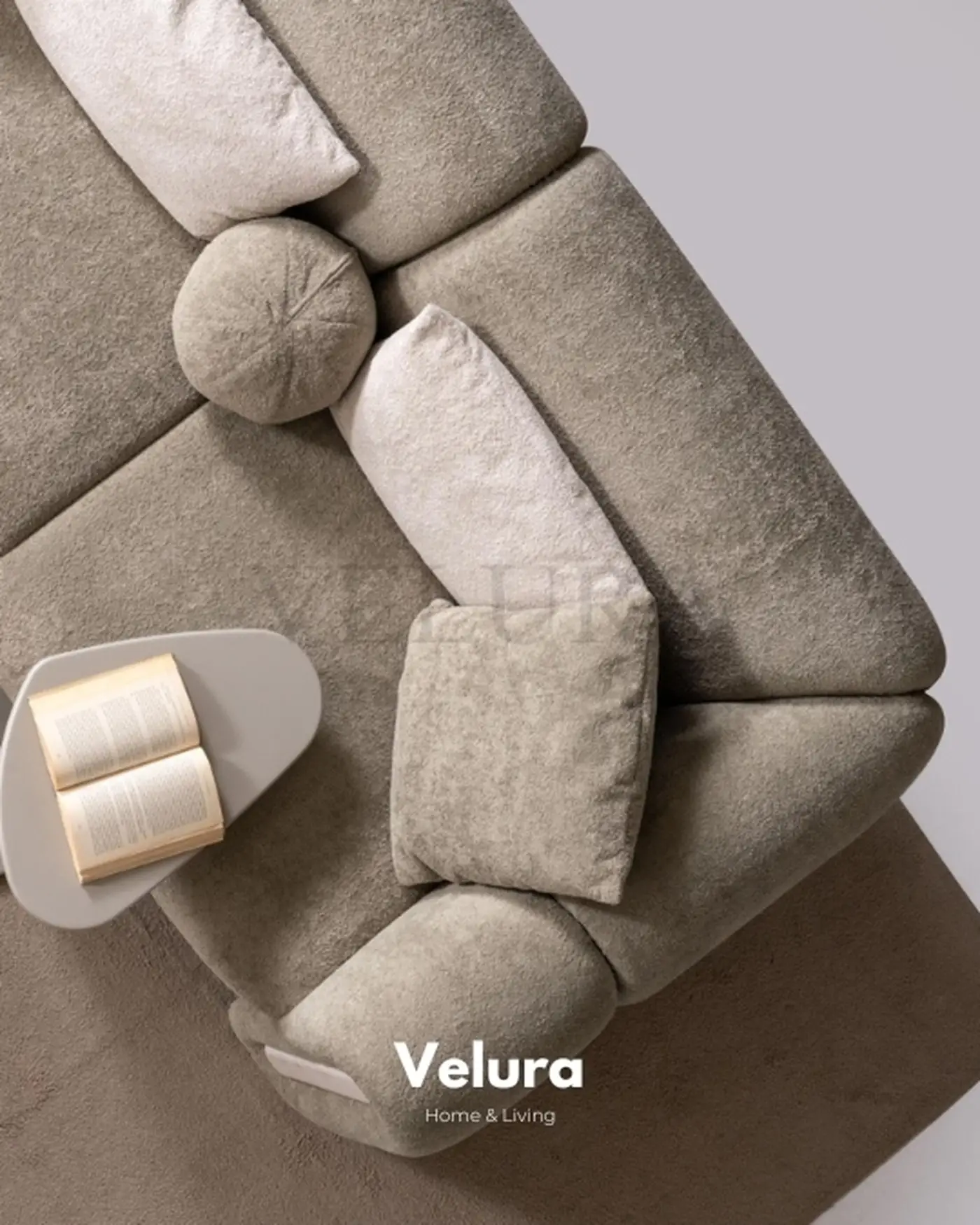 Hermes Koltuk Takımı – Krem | Modern ve Lüks Kanepe ve Berjer İçerikli Modern Takım