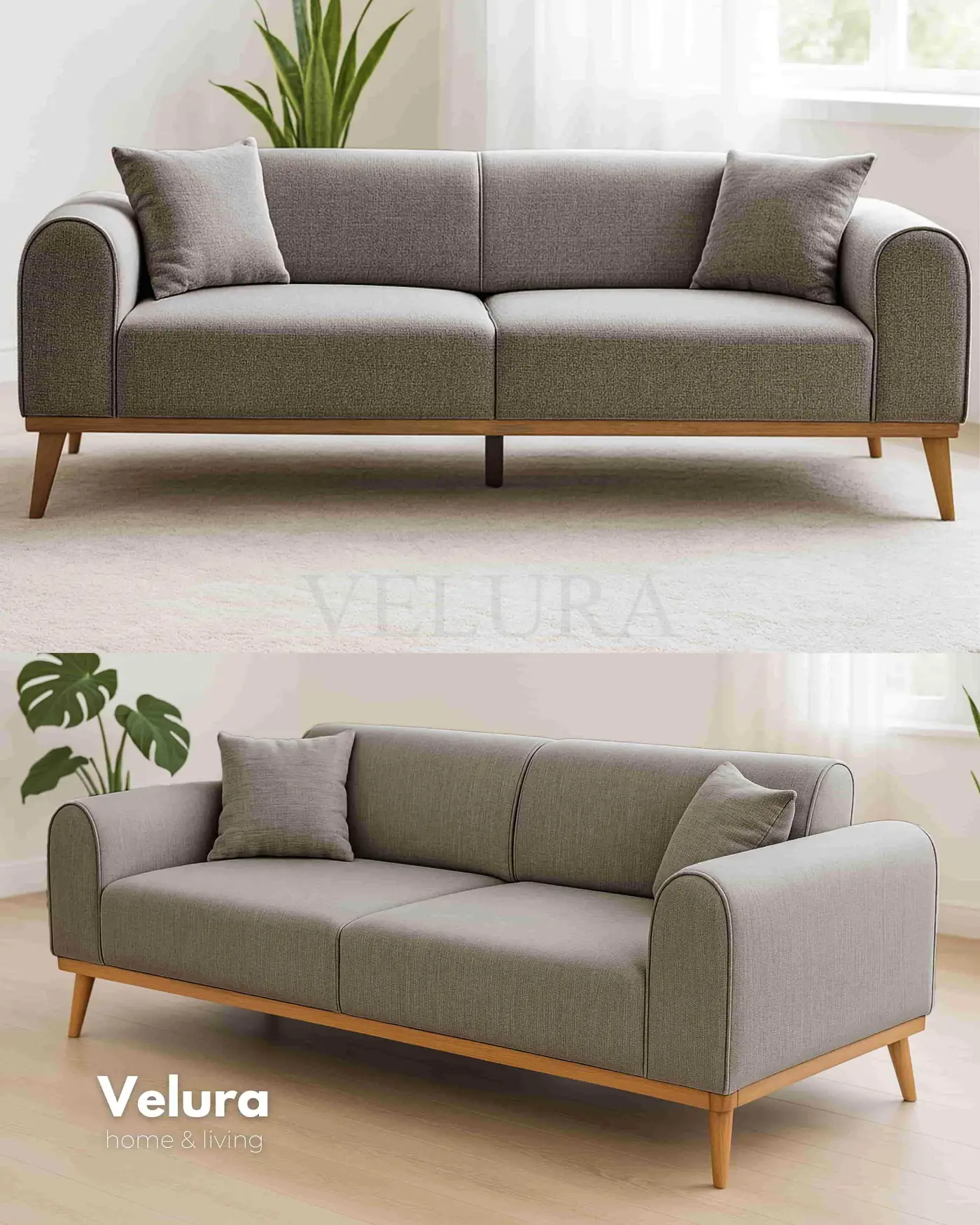 Valo Krem Koltuk Takımı 3+3+1+1