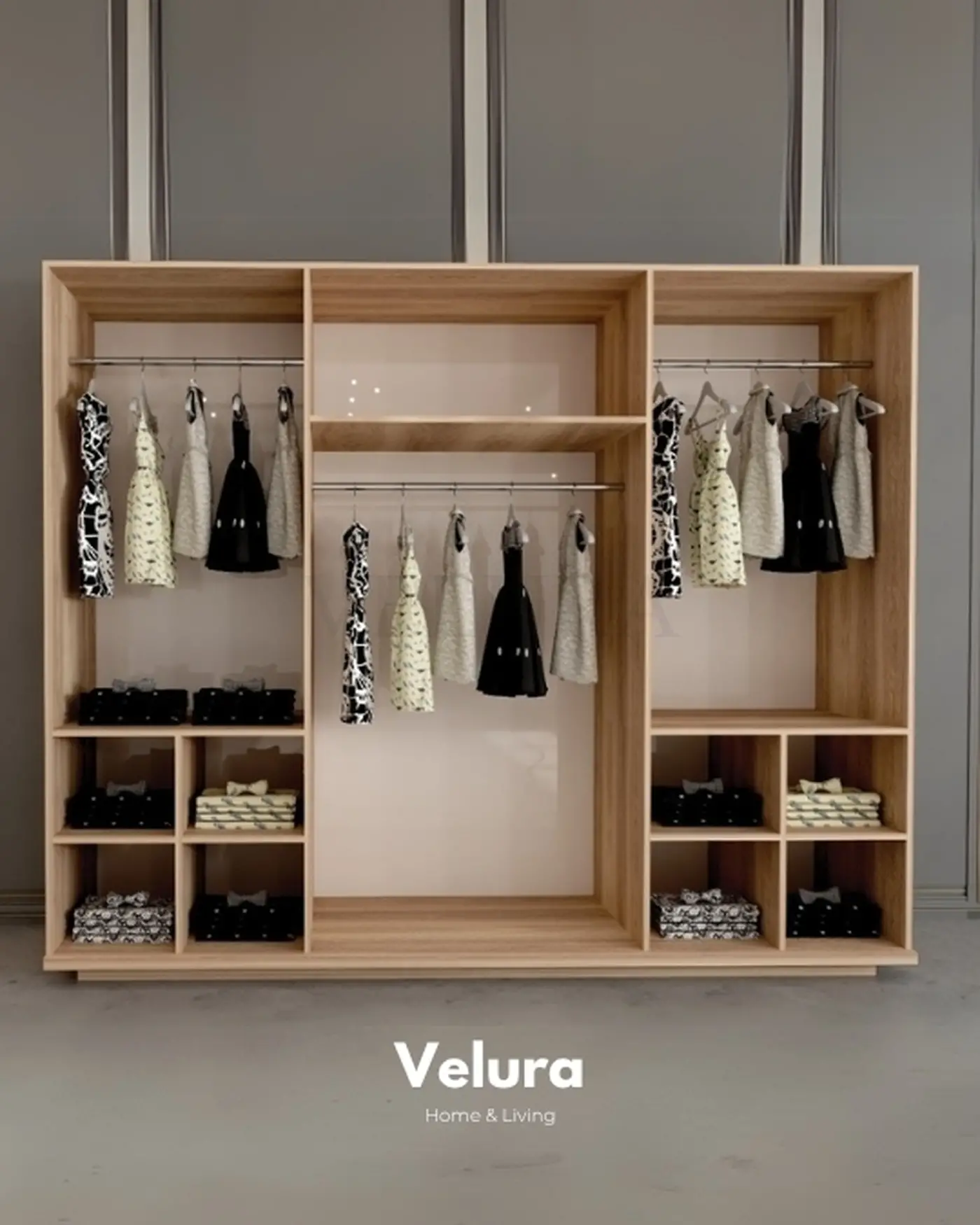 Velura Home Kelebek Yatak Odası MDF gövdeli modern yatak odası takımı