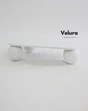 Küre Orta Sehpa - Dragon (Beyaz) - Üçgen - Beyaz Mdf