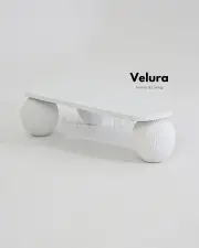 Küre Orta Sehpa - Dragon (Beyaz) - Üçgen - Beyaz Mdf Küre Orta Sehpa - Dragon (Beyaz) - Üçgen - Beyaz Mdf