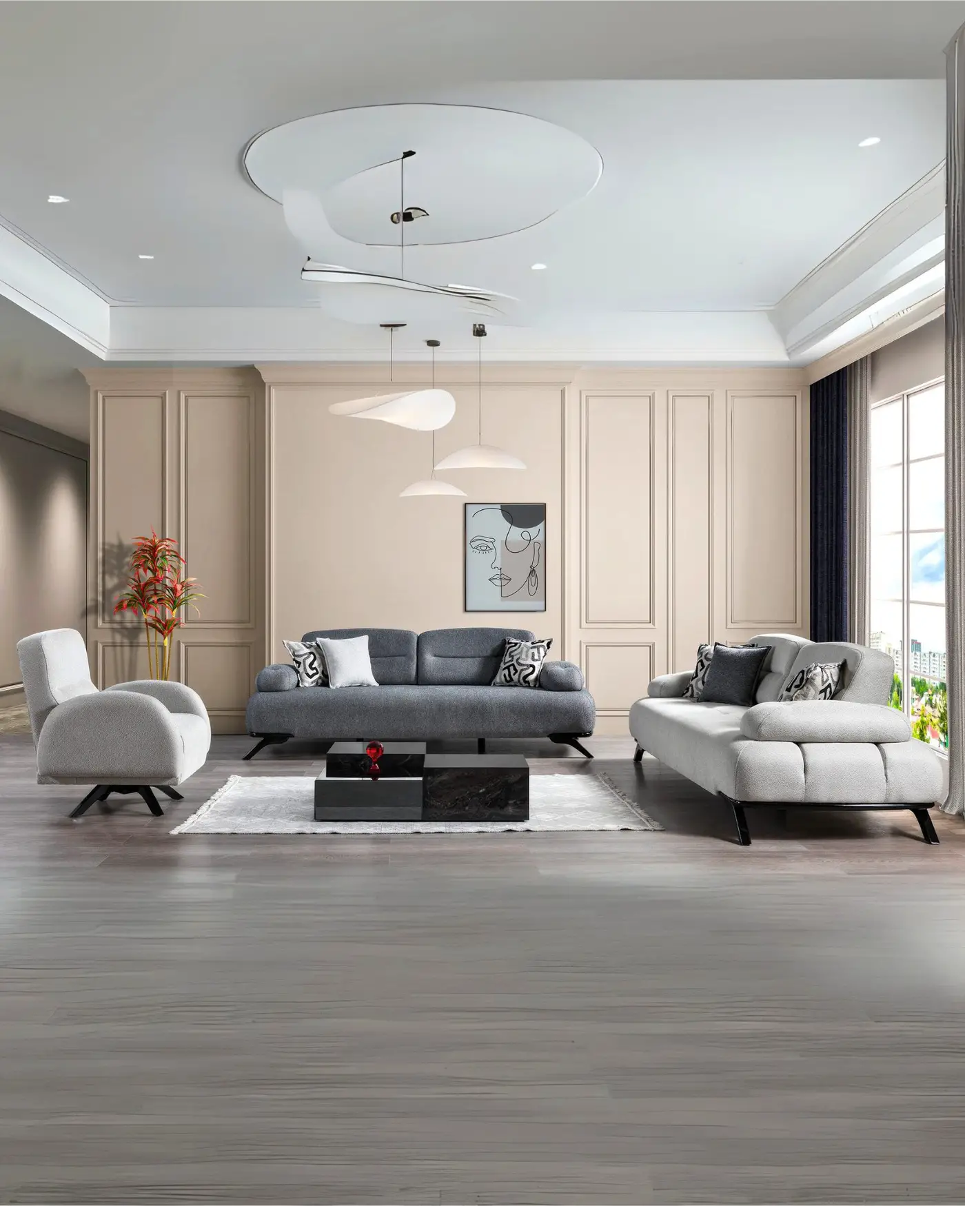 Yıldız Koltuk Takımı – Velura Home Yıldız koltuk takımı – mekanizmalı kol ve sırt