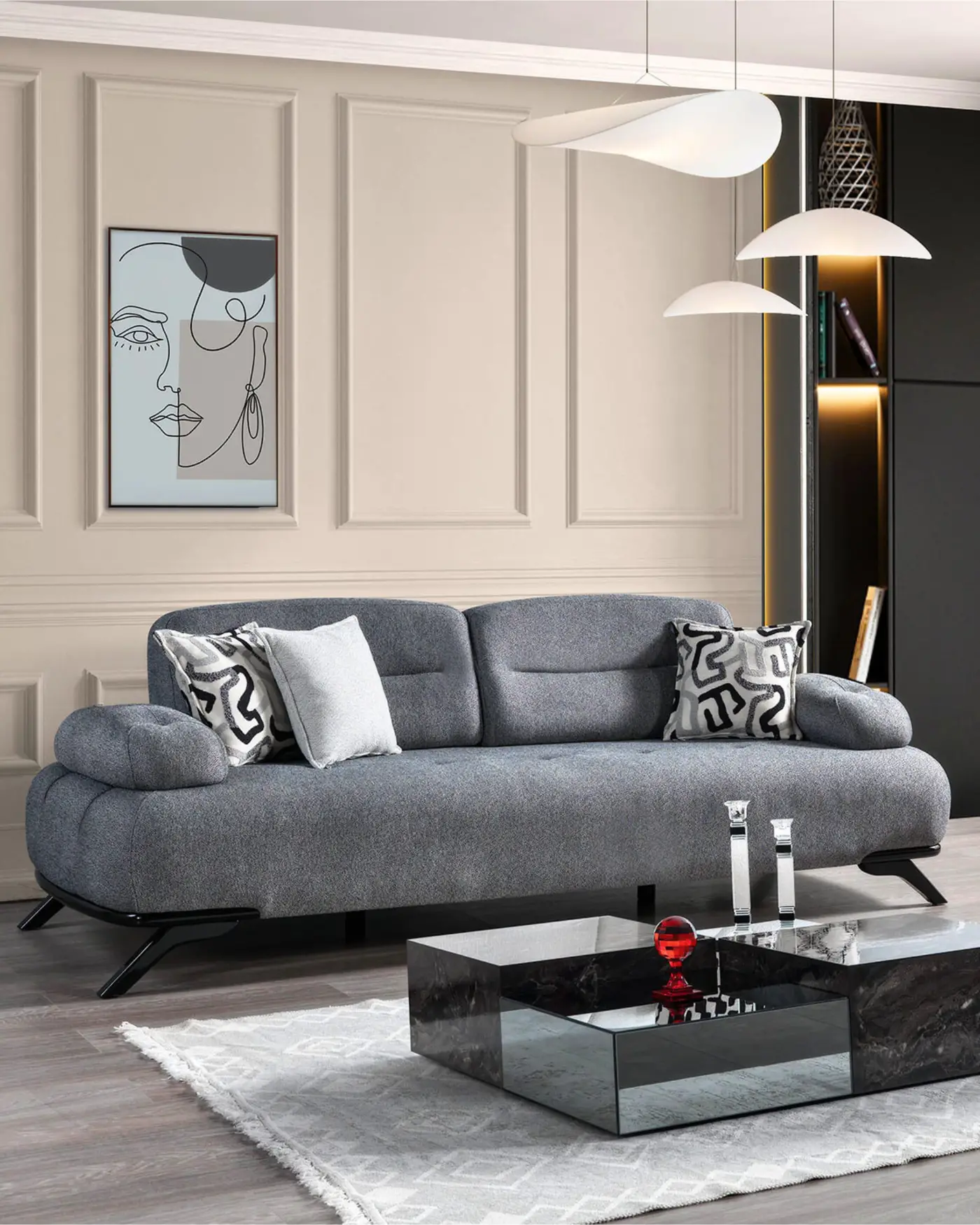Yıldız Koltuk Takımı – Velura Home Yıldız koltuk takımı – mekanizmalı kol ve sırt