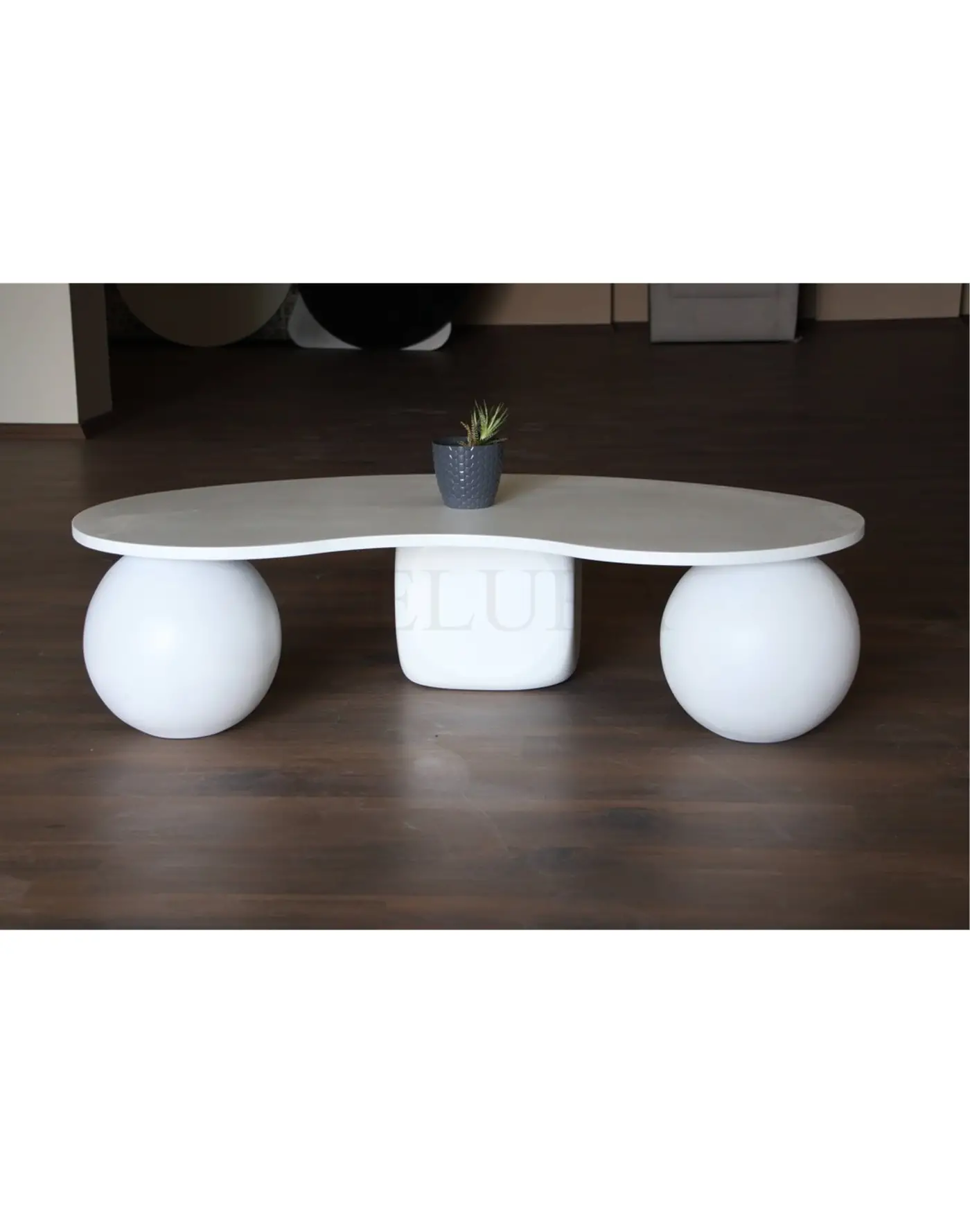 Velura Home beyaz MDF orta sehpa