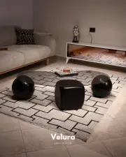 Zaro Düz Siyah Sehpa - Füme Cam Zaro Düz Siyah Sehpa - Füme Cam