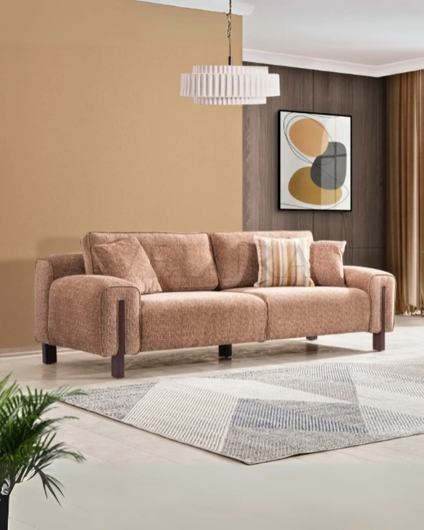Valens Düğün Paketi | Modern Tasarımlı Bukle Kumaş Koltuk & MDF Mobilya Valens Düğün Paketi koltuk, yatak ve yemek odası mobilyaları | Velura Home