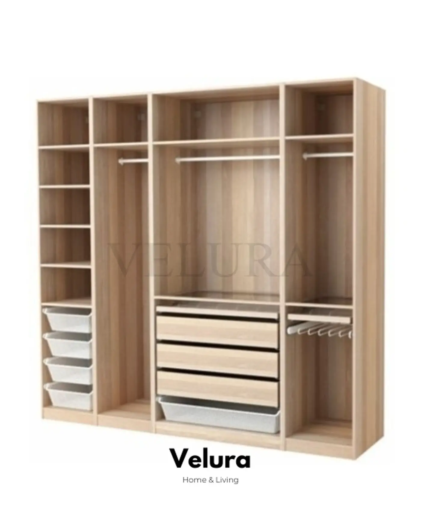 Velura Home Modern Ceviz Gardırop Velura Home Ceviz Gardırop Modeli