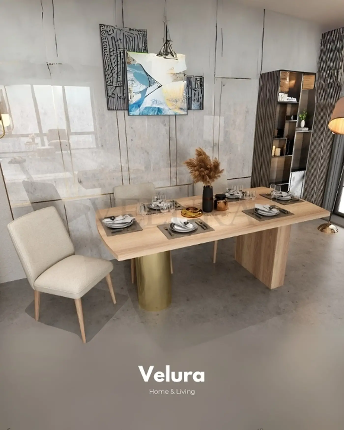 Armony Krem Yemek Takımı