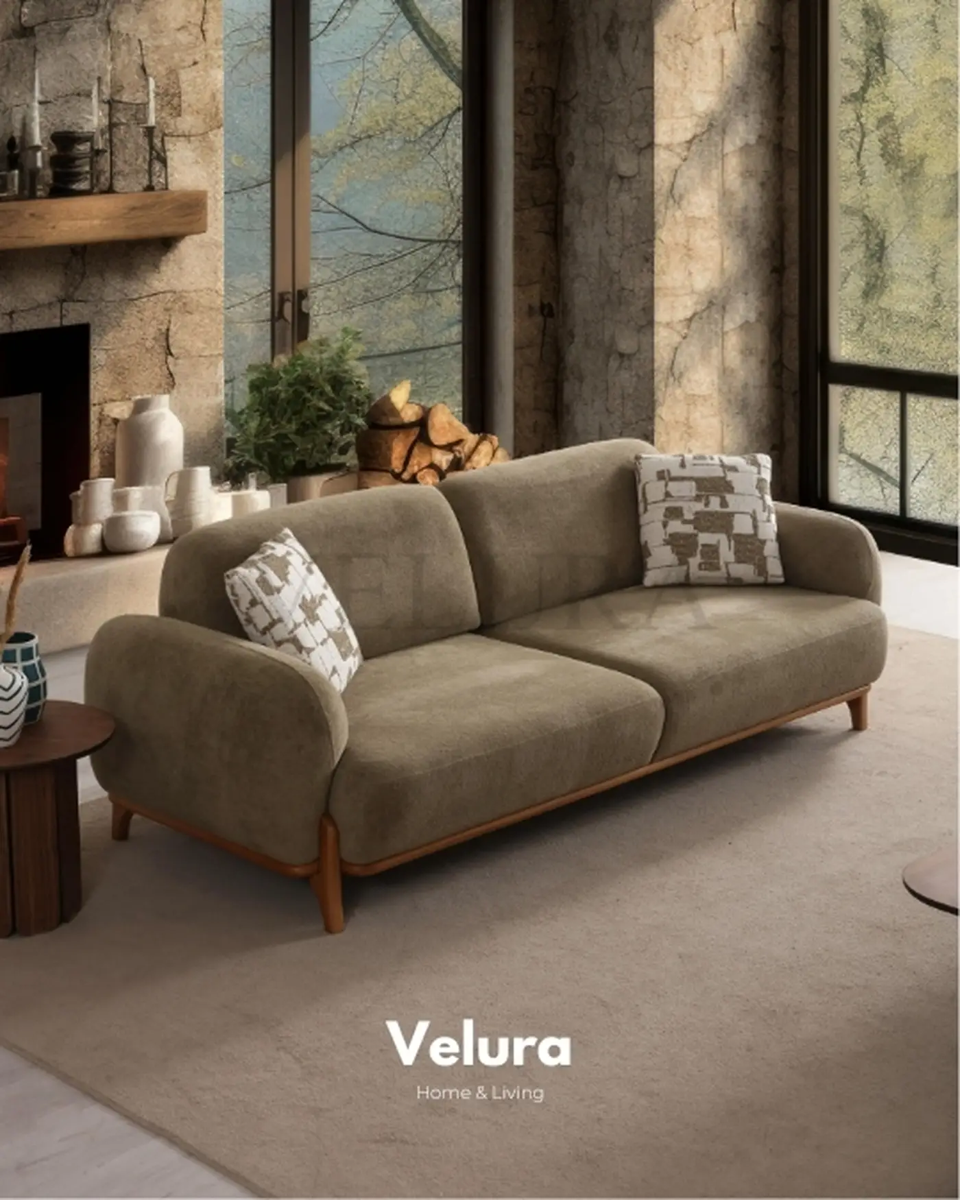 Vezir Kanepe - Modern ve Sırt Mekanizmalı Vezir kanepe modern çizgilerle tasarlandı