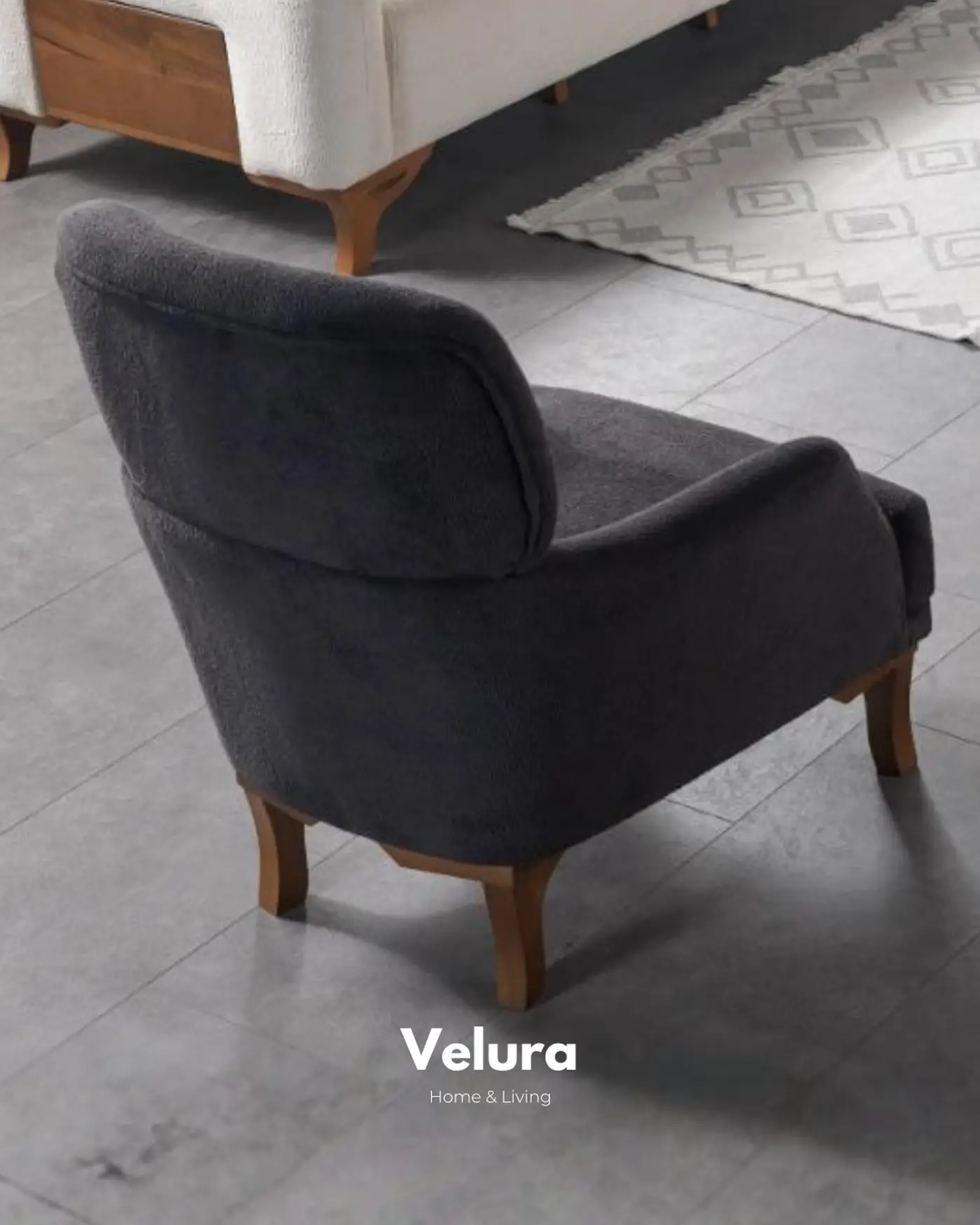 Azra koltuk takımı Angel kumaş yerden yüksek modern salon