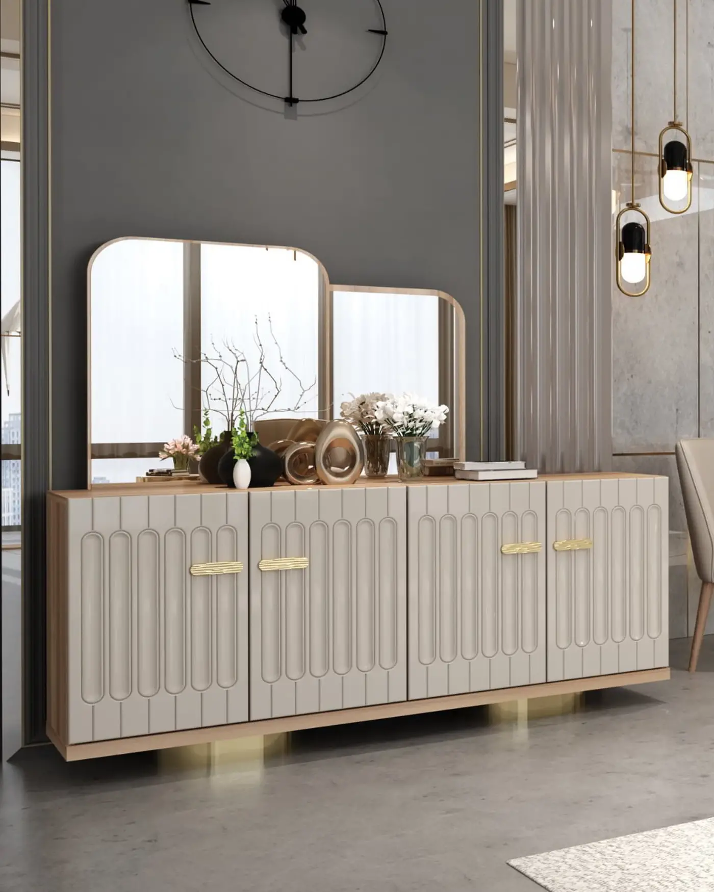 Armony Konsol Krem MDF