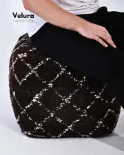 Azara Charcoal - Puf