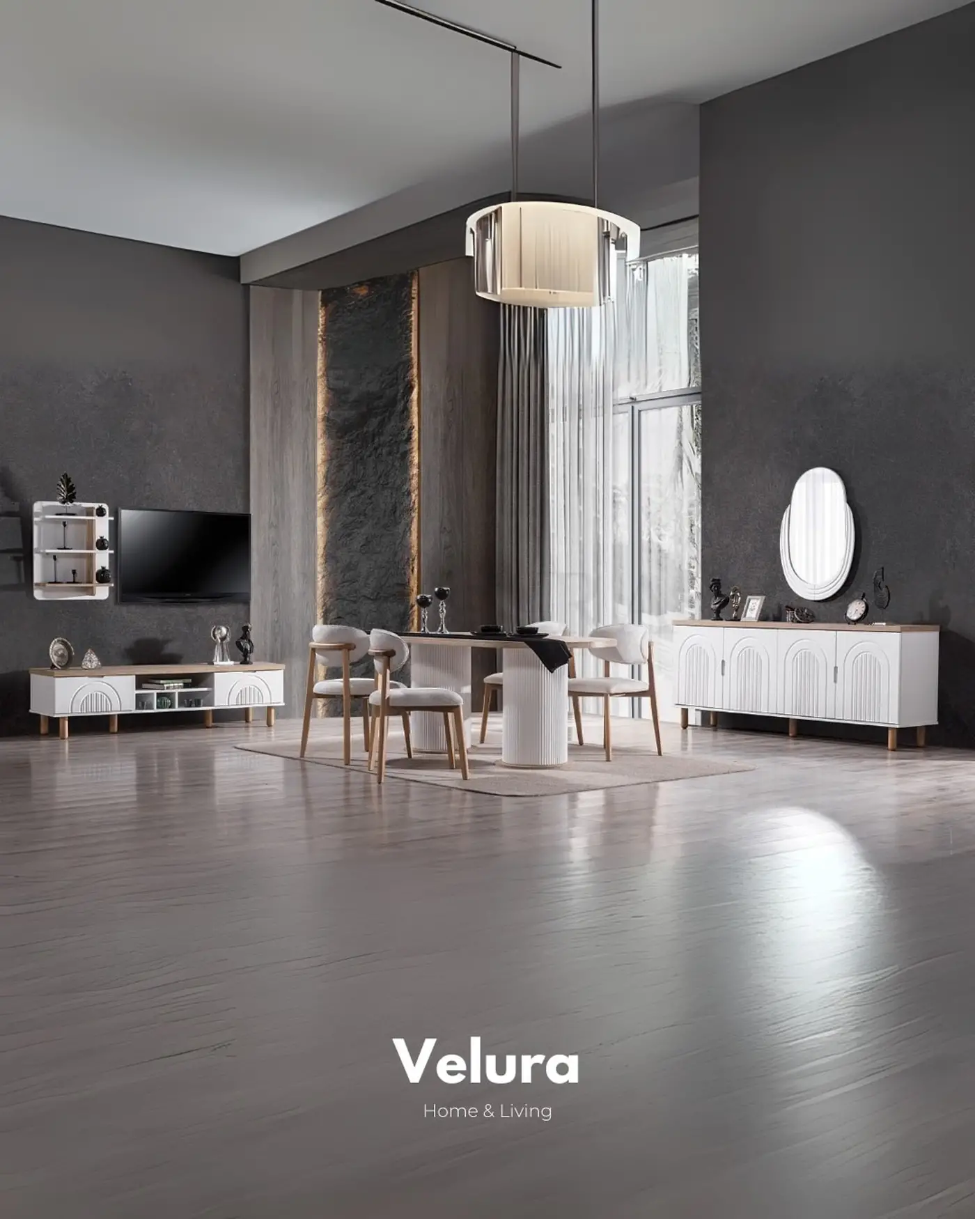 Modern tasarımlı Boerno yemek takımı