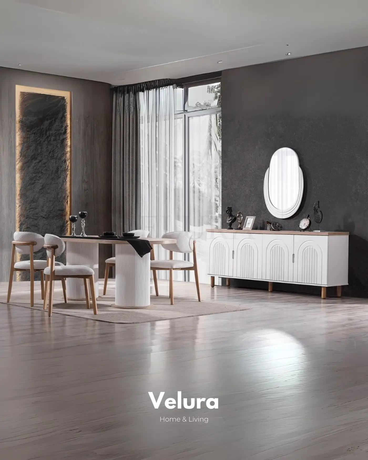 Velura Home Boerno yemek odası konsolu