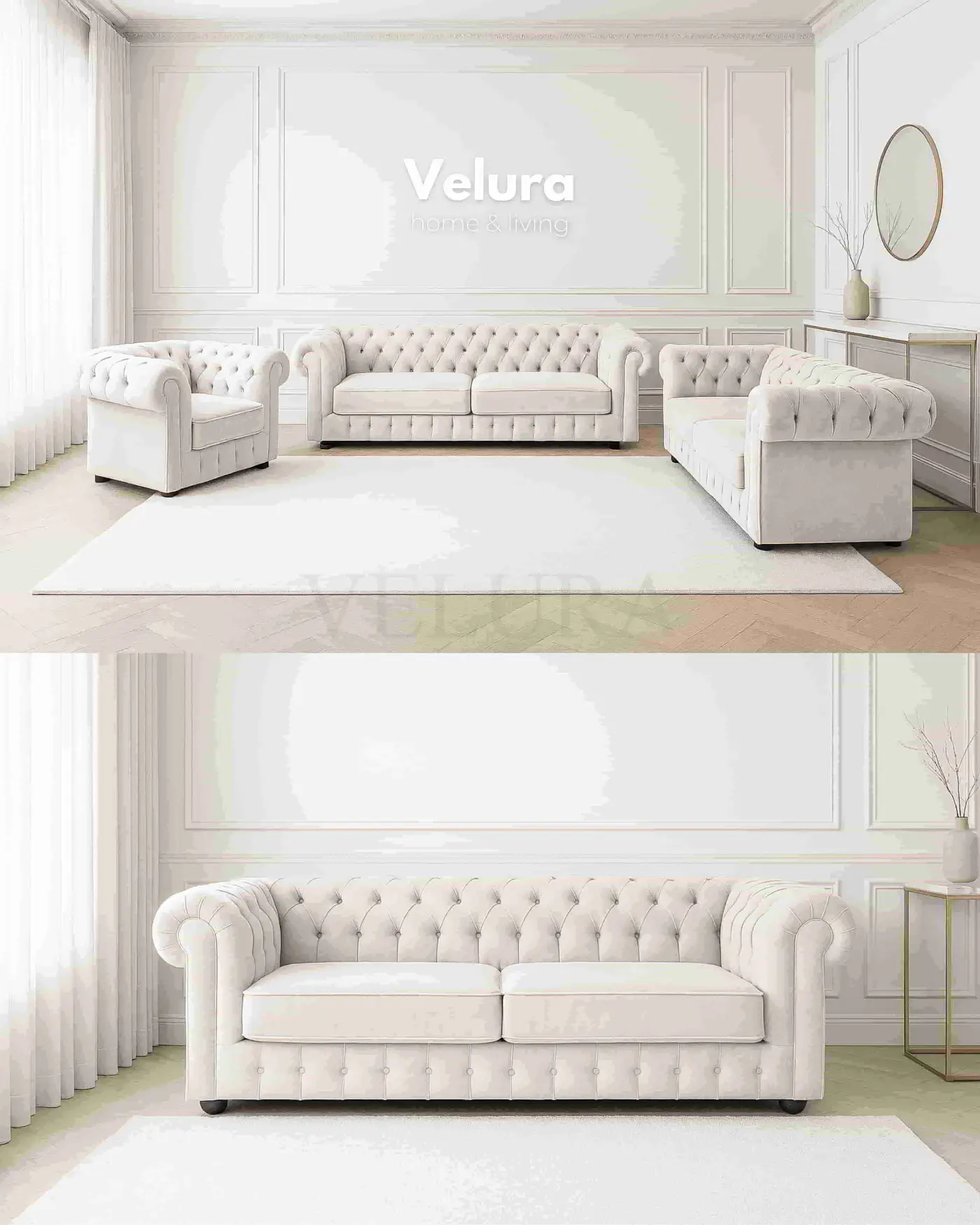 Velura Home chester oturma grubu