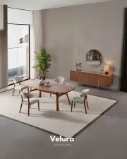 Genova Walnut Yemek Takımı