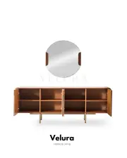 Genova Walnut Yemek Takımı